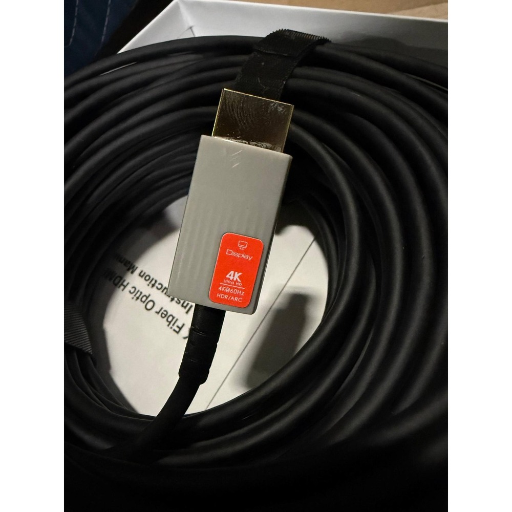 Active Optical HDMI Cable 30m 4K Fiber Optic (approx. 100 ft) FOR PS5 PC TV ARC - Picture 6 of 6